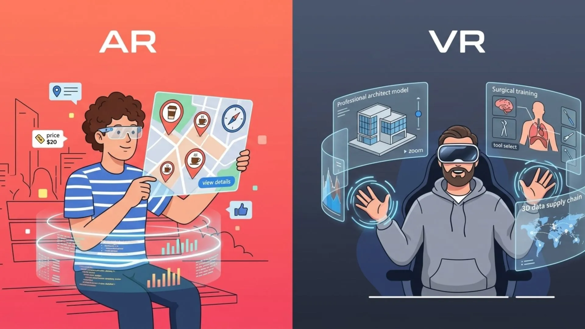 AR and VR technology